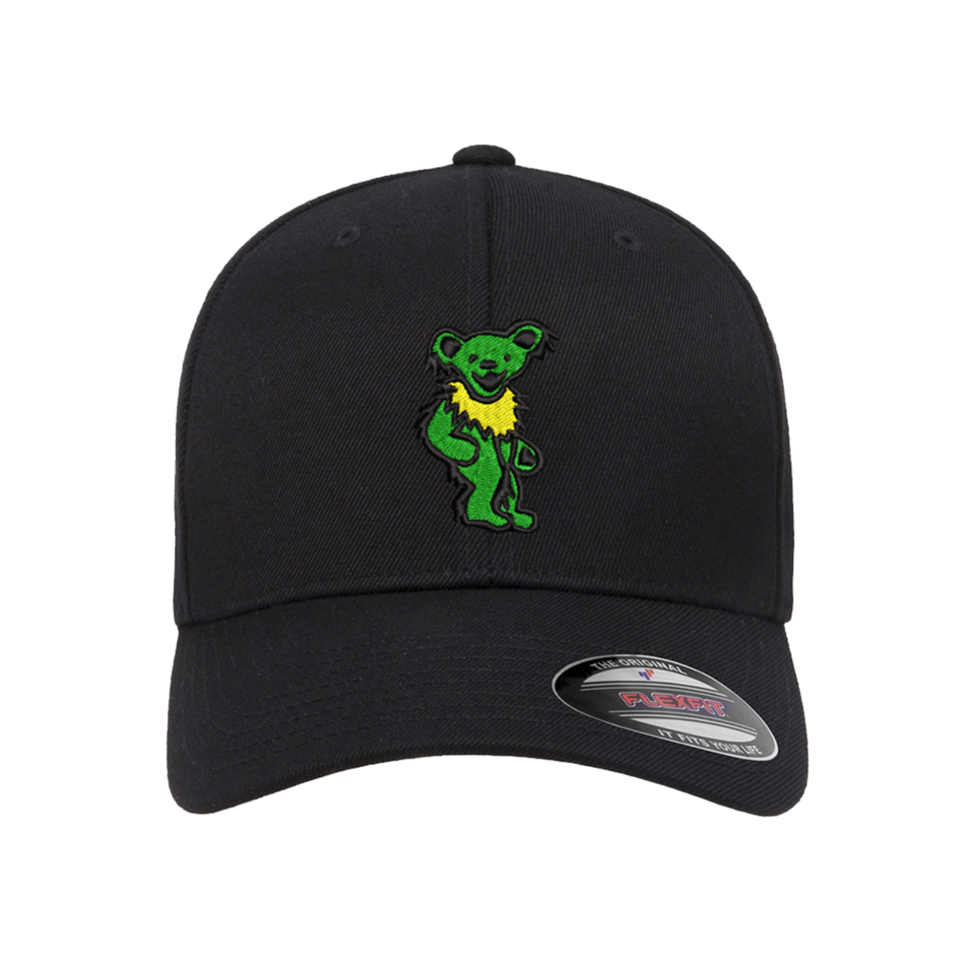 315 Syracuse - grateful dead dancing bear logo embroidered flexfit hat