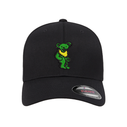315 Syracuse - grateful dead dancing bear logo embroidered flexfit hat