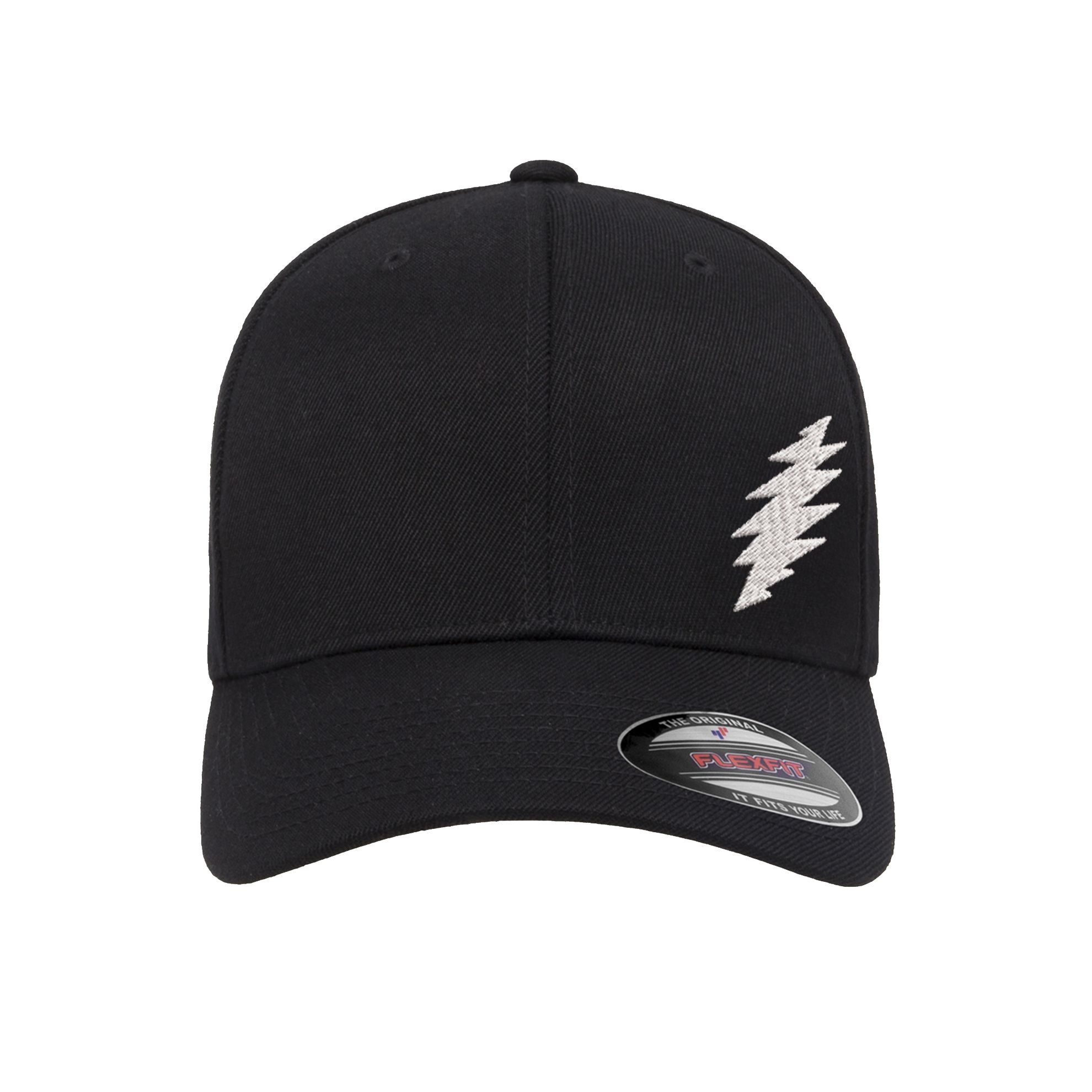 315 Syracuse - grateful dead thunderbolt side logo embroidered flexfit hat