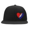 315 Syracuse - grateful dead thunderbolt heart side logo embroidered flexfit hat