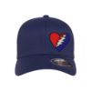 315 Syracuse - grateful dead thunderbolt heart side logo embroidered flexfit hat