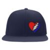 315 Syracuse - grateful dead thunderbolt heart side logo embroidered flexfit hat