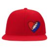 315 Syracuse - grateful dead thunderbolt heart side logo embroidered flexfit hat