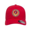 315 Syracuse - grateful dead orange skull logo embroidered flexfit hat