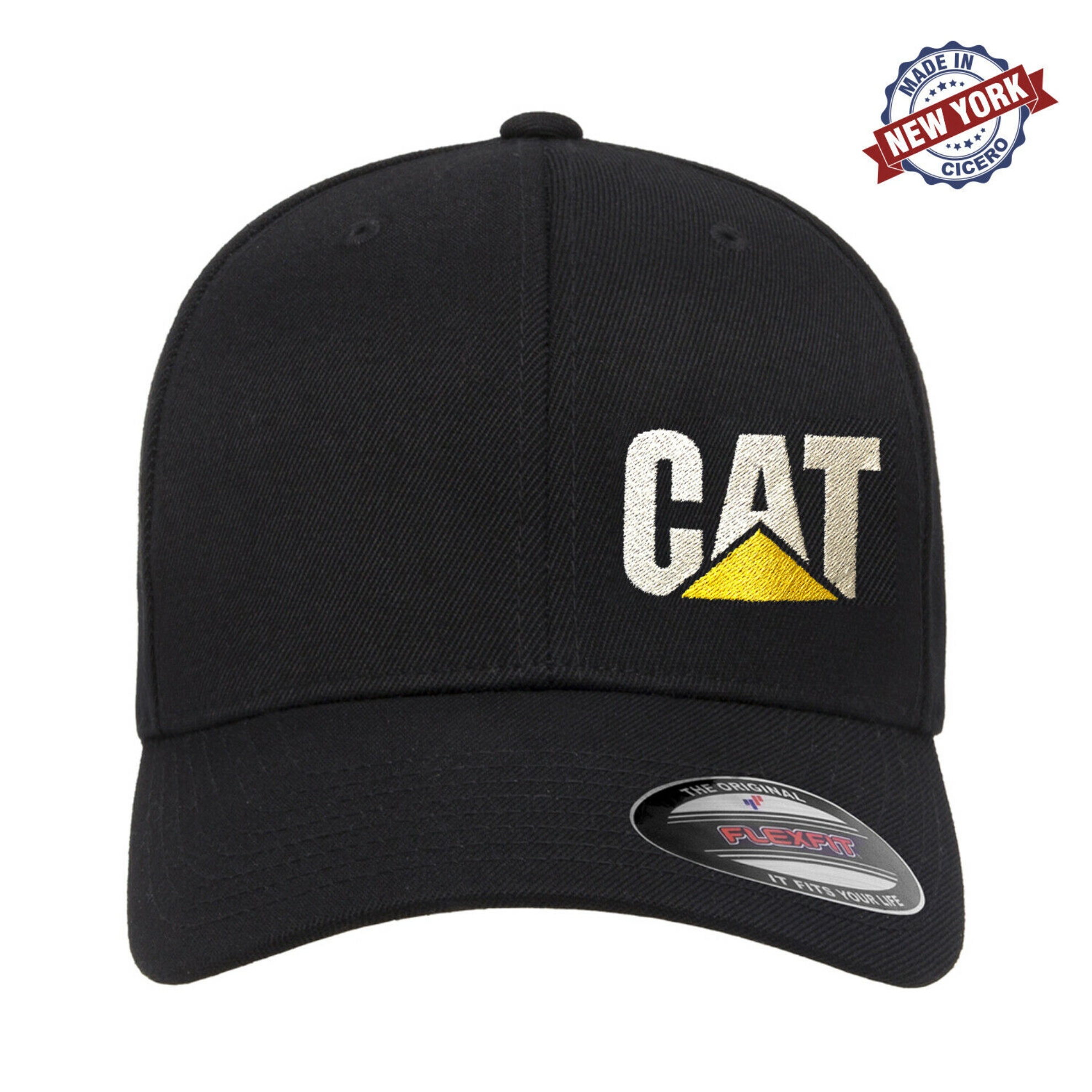315 Syracuse - cat side logo embroidered flexfit hat
