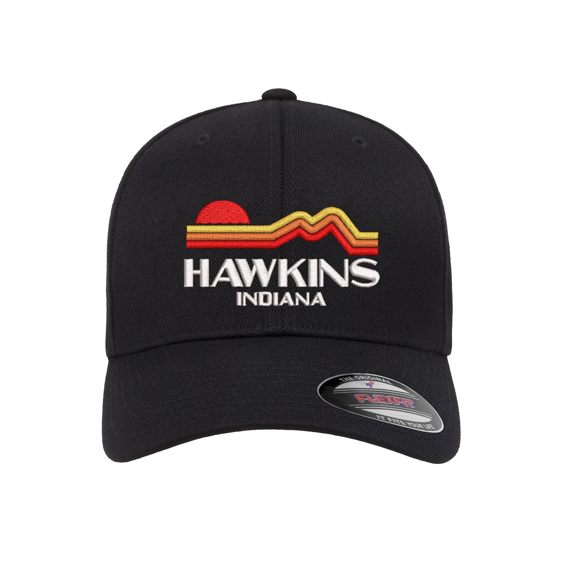 315 Syracuse - hawkins stranger things logo embroidered flexfit hat