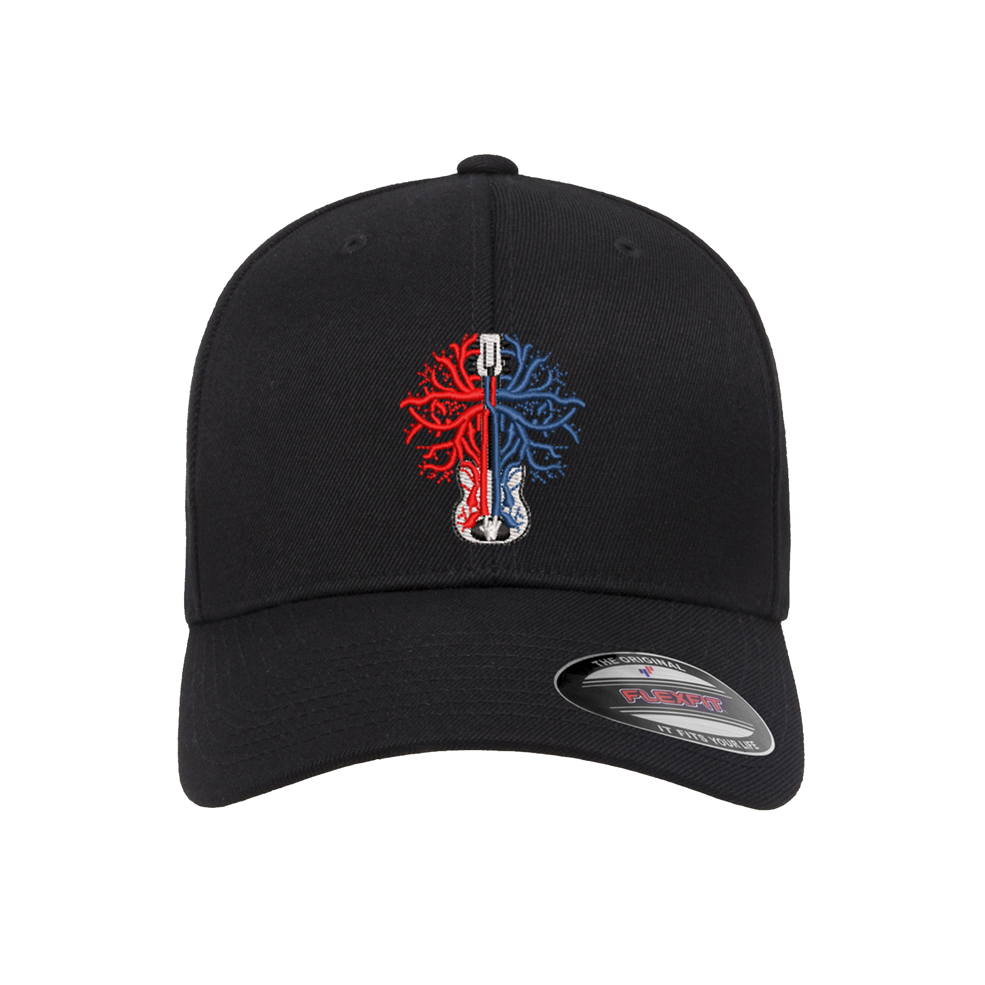 315 Syracuse - grateful dead jerry garcia govt mule guitar logo embroidered flexfit hat