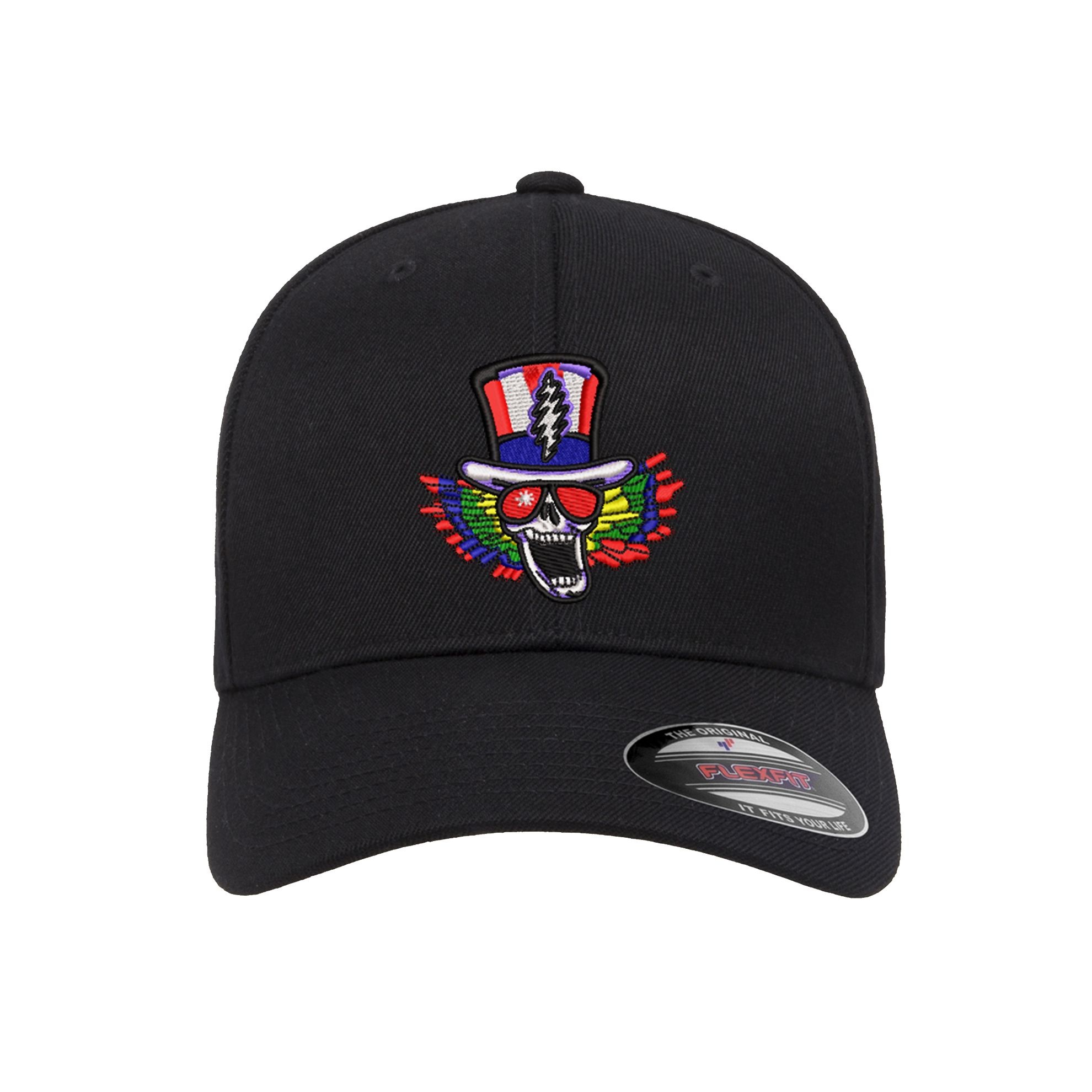 315 Syracuse - grateful dead uncle sam logo embroidered flexfit hat