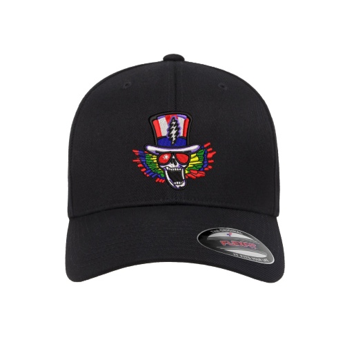 315 Syracuse - grateful dead uncle sam logo embroidered flexfit hat
