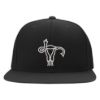 315 Syracuse - uterus middle finger logo embroidered flexfit hat