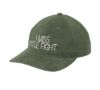 315 Syracuse - i miss title fight embroidered green corduroy hat metal buckle closure