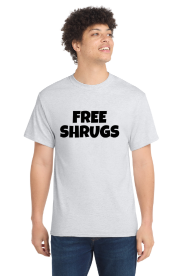 Funny Introvert T-Shirt - Sarcastic Free Shrugs Design
