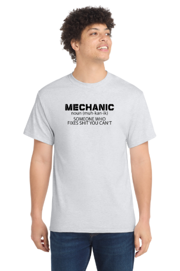 Funny Mechanic T-Shirt Auto Repair Automotive Humor Gift Premium Cotton Tee